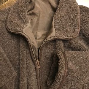 Brown Sherpa style jacket